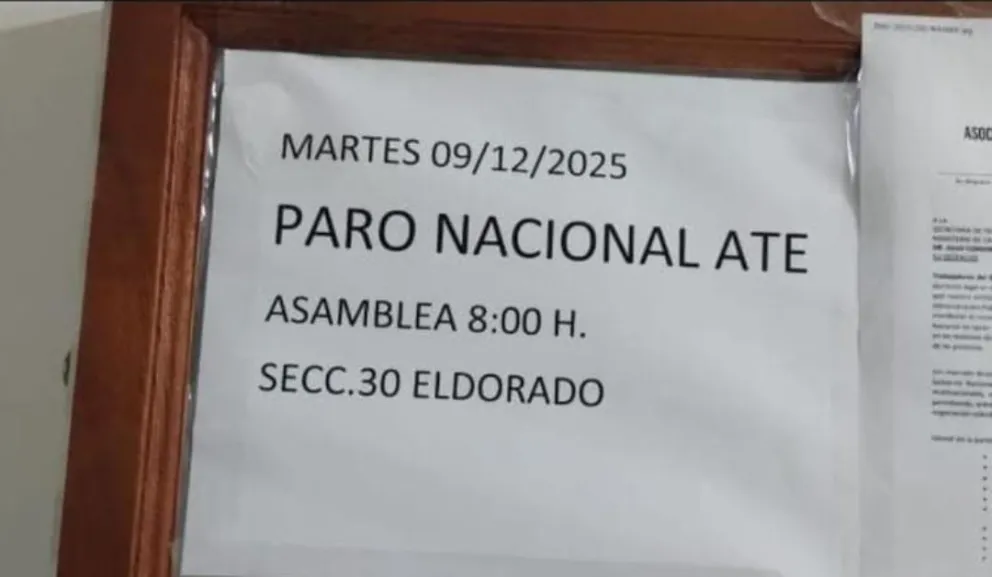 Hospital Samic de Eldorado: Por paro de ATE, el martes 9 no habrá atención en consultorios
