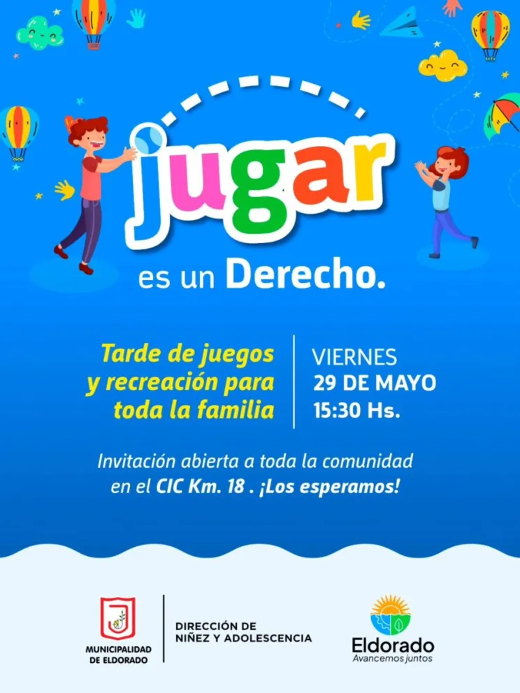 Jornada de juegos y recreación en el km 18